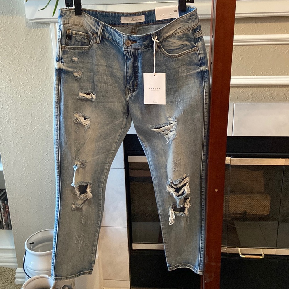 New with tags.  Very cute!  Kancan size 9/28. Relax fit